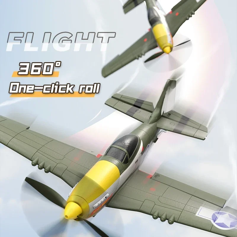 W551 Four Channel Fighter Jet Stunt 2.4GHz Remote-Controlled Aircraft 1020 Main Motor EPP Material Fixed Wing Model With LED
