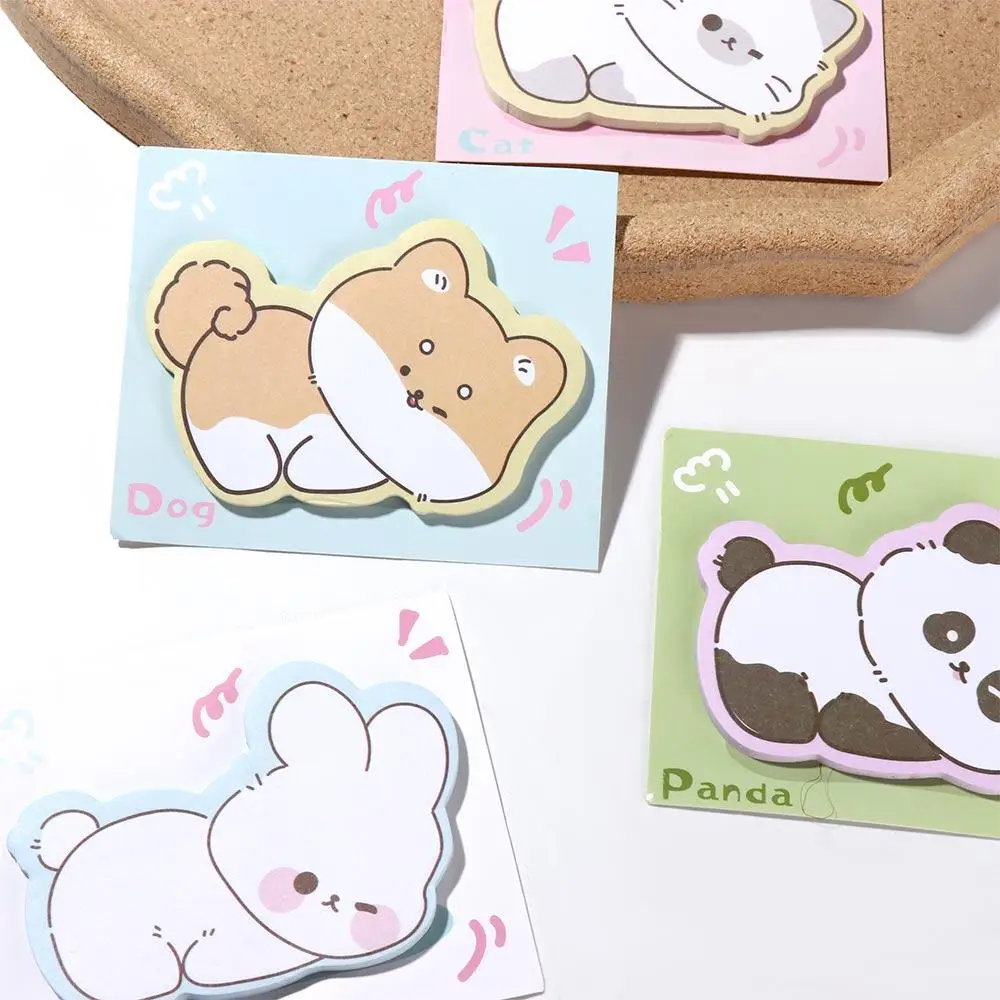 Scrapes Stickers Animal Shape Animal Sticky Notes Journaling Planner Memo Pad Note Pad Sticky Cute Note Paper Office Supplies