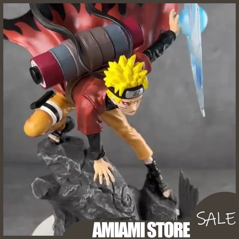 

32 см Naruto Uzumaki Sage Mode GKUP Фигурка Rasengan Scene Statue Высокоточная аниме-модель Настольные украшения Рождественские подарки Игрушка