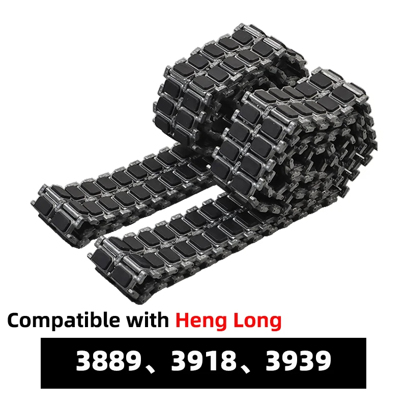 

Heng Long 3889 3918 3939 Double-sided Rubber-coated Track Compatible with HL 1/16 Leopard2A6 U.S. M1A2 Abrams Russian T72 TANK