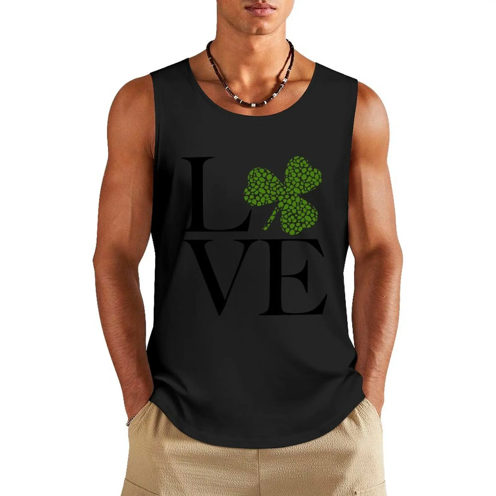 

St Patrick's Tank Top Top Body man men gym Men's gym t-shirt