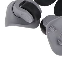 1 Pair A08 Suitcase Luggage Replacement Casters Swivel Mute Dual Roller Wheels For Travelling Suitcase