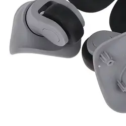 1 Pair A08 Suitcase Luggage Replacement Casters Swivel Mute Dual Roller Wheels For Travelling Suitcase