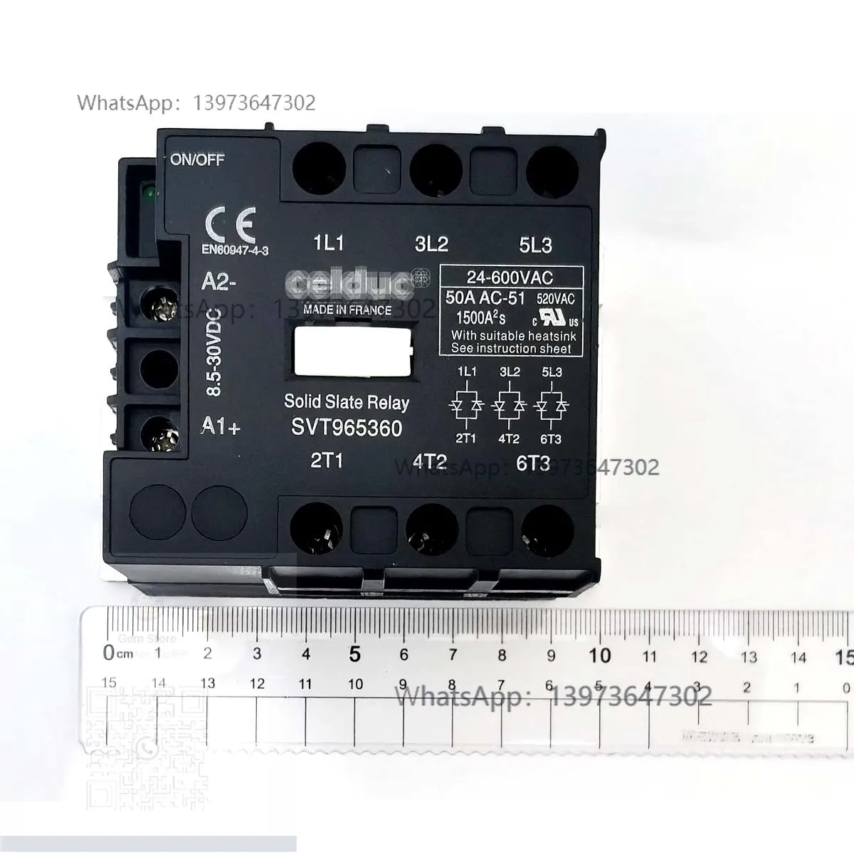 Three Phase Solid State Relays SVT965360 SVT965760 SVT967360 SVT967960 SVT965460E SVT965960 SVT965960E SV969300E