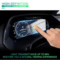 Tempered Glass Film For Octavia Mk4 10 Inch 2020 2021 Car LCD Instrument Screen Protector Auto Interior Accessories