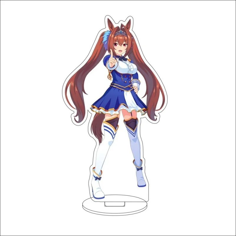Uma Musume Pretty Derby Keychain Acrylic Stand Figure Hanger Cute Character Decor Collectible Toy Gift For Game Fans