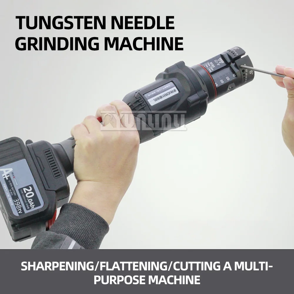 Rechargeable Cordless 1.0-4.0 Electric Tungsten Needle Grinding Machine Tungsten Electrode Grinder Sharpener for Tig Welding