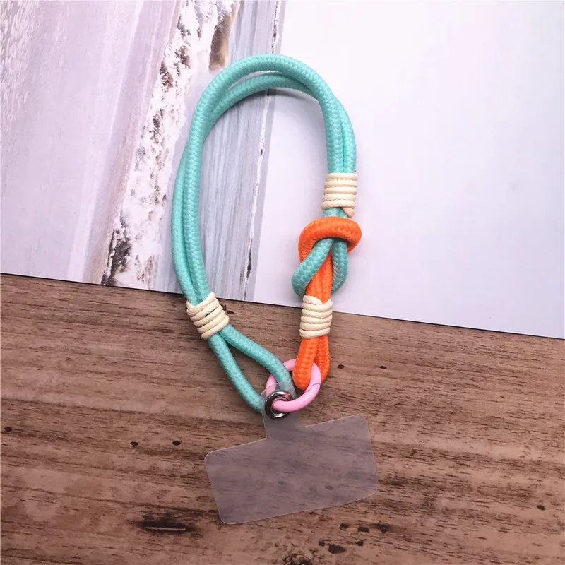 Wrist Strap Hand Lanyard Mobile Phone Cord Keychain Cell Phone Luxury Hanging Rope Short Braid