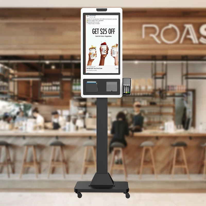 Payment Terminal Touchscreen Self Order Machine Portable Self-service Ordering Machine Self Pay Terminal Order Kiosk Display