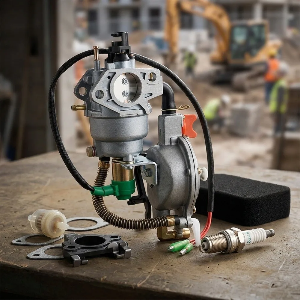 Carburetor Kit for LPG and Natural Dual Conversion for 4 5 kW to 10 kW Generators Supporting for flexible Fuel Options