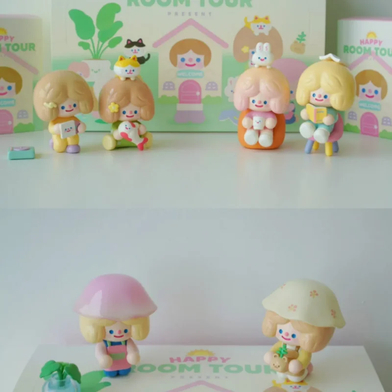 ค้นหายูนิคอร์น Rico Happy Sweet Time Series กล่องตาบอดของเล่น Kawaii Action Figure Decor เครื่องประดับของเล่นสะสมของขวัญ