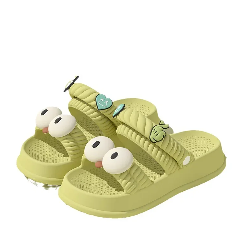 Summer Cartoon Women Slippers Indoor Casual Soft Soled Slides Shoes Outdoor Beach Thick Bottom Walking Sandals