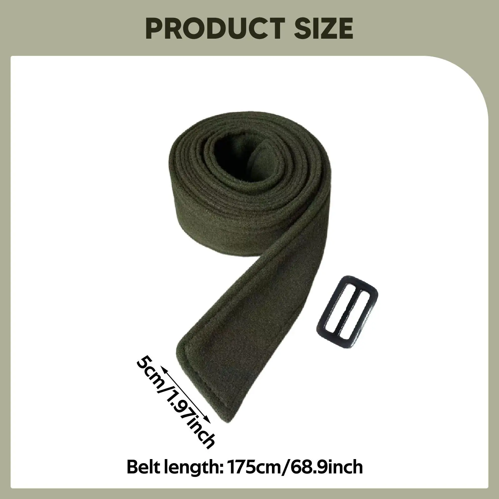 حزام معطف مزدوج الجوانب، حزام خصر عملي، بديل محمول #6