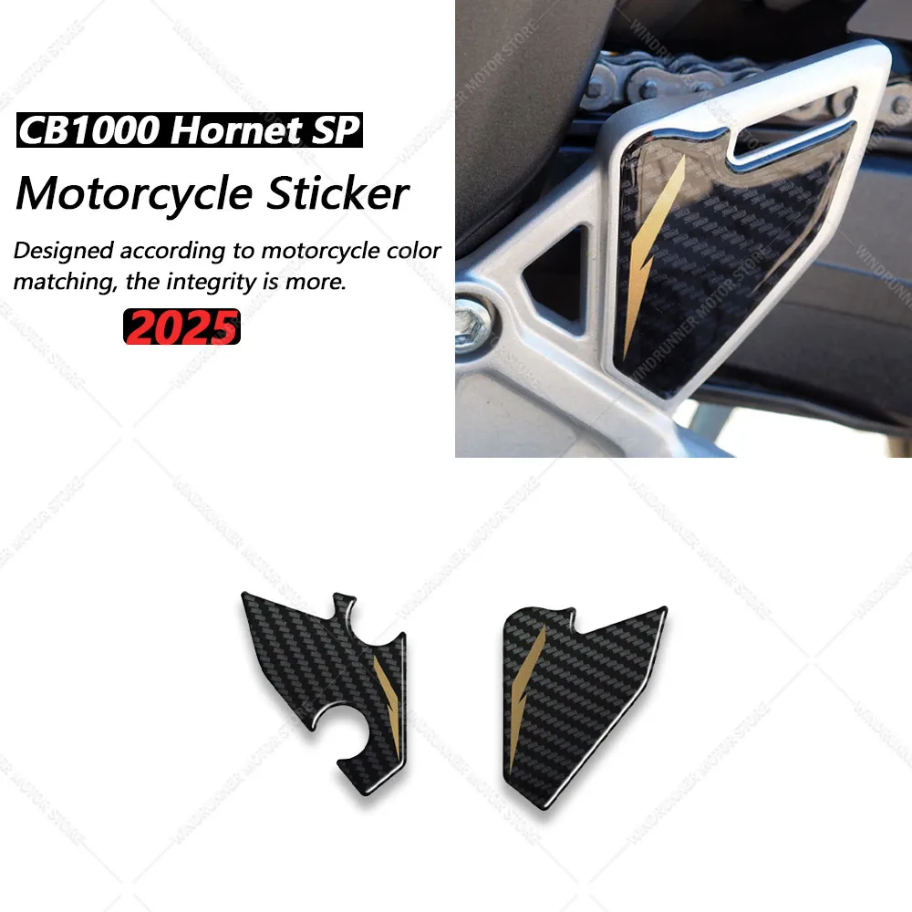 

For CB1000 Hornet SP 2025 Motorcycle Accessories 3D Gel Pedal Edge Protector Decal Stickers Epoxy Resin Waterproof Sticker