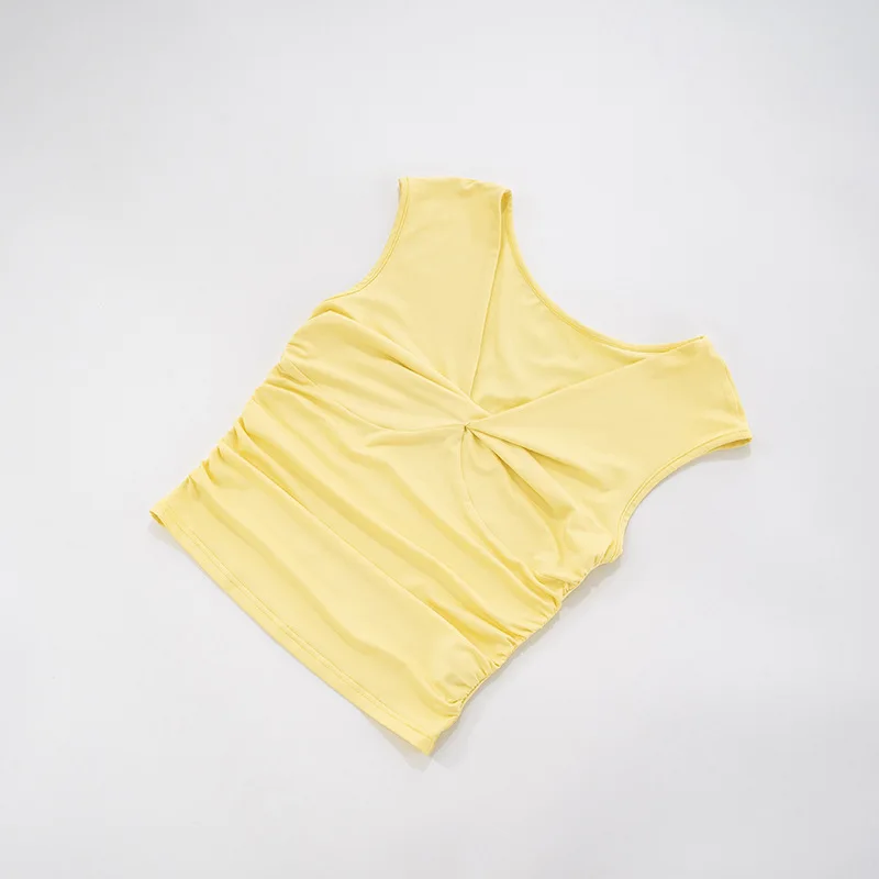 Stretch Jersey tweedelige damesset Elegante gedraaide V-hals met korte mouwen Top A-lijn rok Chique casual outfit