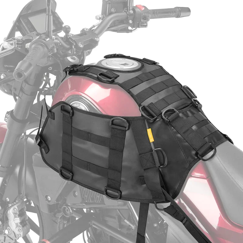 

motorcycle fuel tank bag mounted base side rear seat bag mounted vest molle equipment