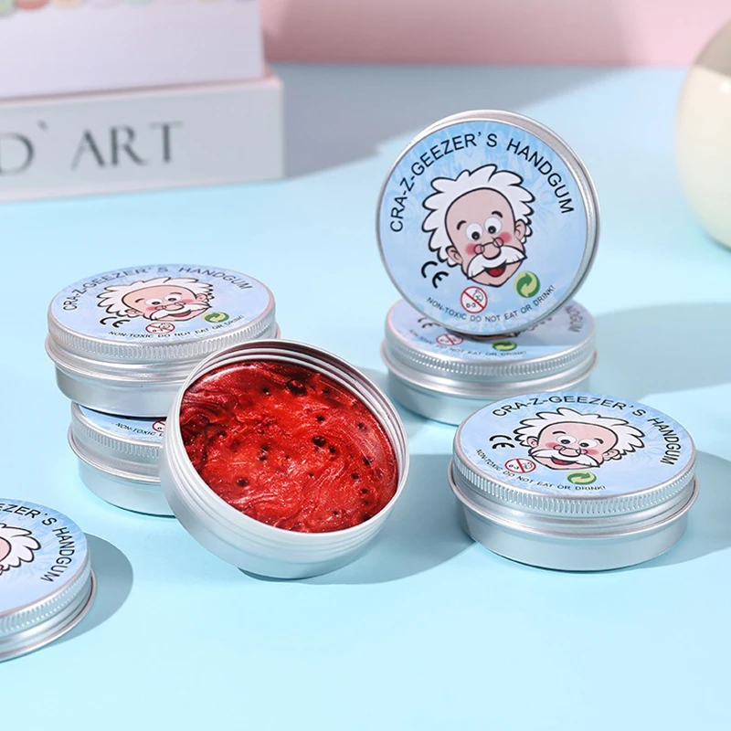 Liquid Glass Slime Non-Newtonian Fluid Transparent Color Crystal Mud Bouncy Putty Stress Relief Modeling Clay Fidget Toys Gifts