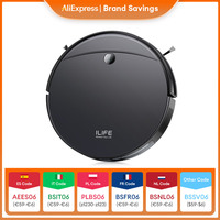 ILIFE V10 Robot Vacuum Cleaner, 5000Pa Suction, Gyro Navigation, Self-Charging Robotic Vacuum, Roller Brush Aspirateur Robot for