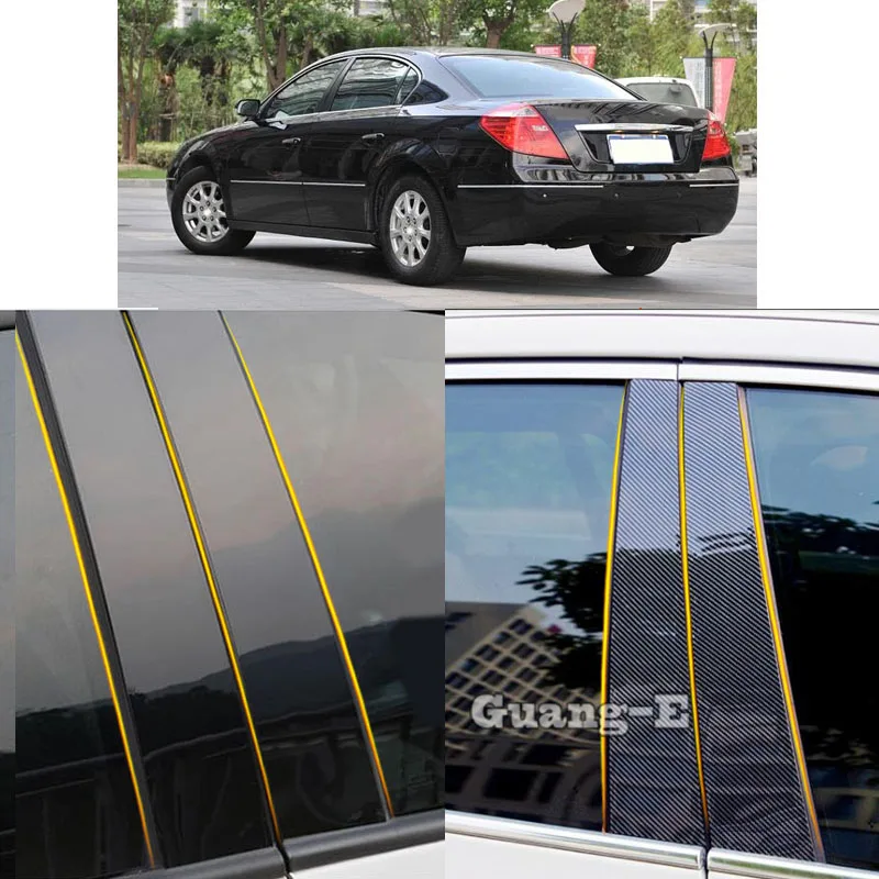 

Автомобильный ПК, материал, крышка стойки, дверная отделка, окно, фортепиано, черная молдинговая наклейка, детали пластины для Buick Larcosse 2006 2007 2008