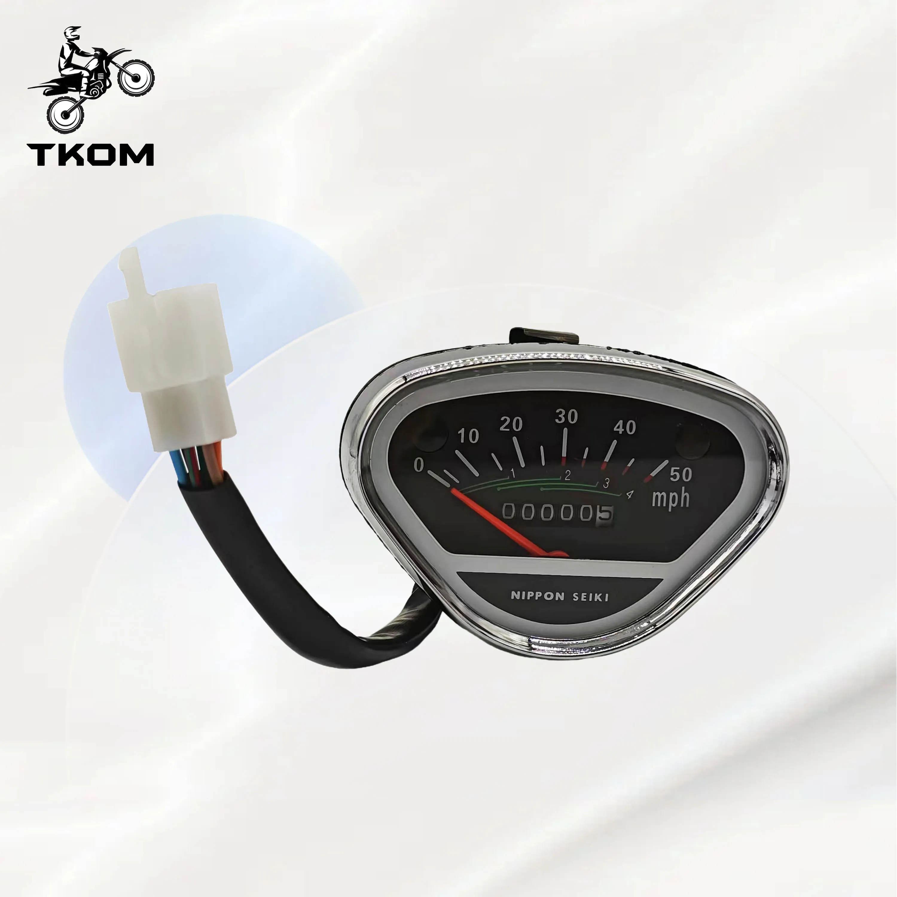 CT70 DAX Speedometer 50MPH 6V or 12V LCD Speedo for CT70 Honda 1969-1971 motorcycle Headlight Buckets