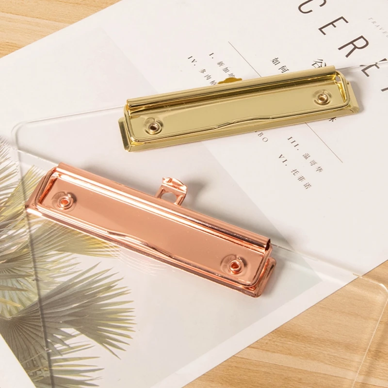 Акриловый планшет формата А4, прозрачный держатель для файлов, низкопрофильный зажим, 30 листов, Прямая поставка