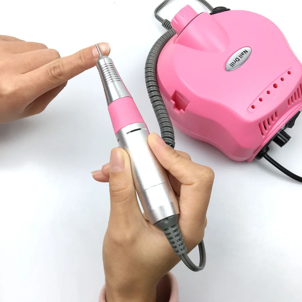 30000RPM Electric Nail Drill Machine Set Electric Manicure Machine Sets Accessory Pedicure Kit Ceramic Nail Drill Bit Nail Tools