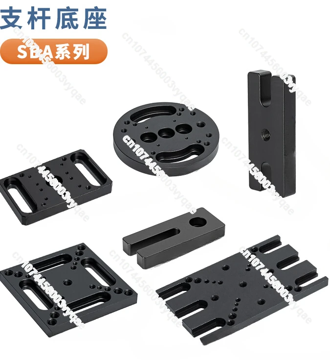 

SBA серия опорный стержень основание скользящая Нижняя пластина M6 поддержка отверстия для нарезания стержень соединительное основание этапы перевода распределительная панель
