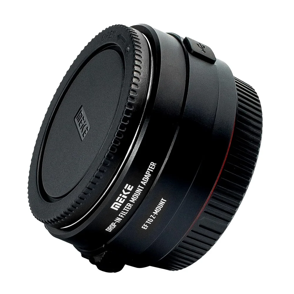 Imagem -06 - Meike-metal Auto-focus Lens Adapter Mk-eftz-c Drop-in Filtros para Canon ef Ef-s Nikon Z-mount Z30 Z50 z5 z6 z7 z8