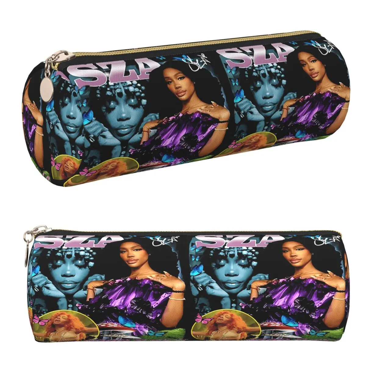 SZA Album Classic Federmäppchen, Federtasche, zylindrische Stiftbox, Federtasche für Studenten, Geschenke