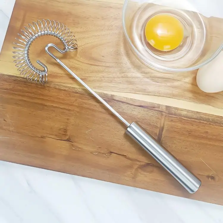 stainless steel spiral whisk Kitchen Gravy Mixing Hand Whisker Small Whisk for Mixing Blending Stirring Whipping