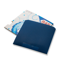 Original METEOR 845 Blue Table Tennis Rubber Pips-out Fast Attack Short Pips Offensive Ping Pong Sponge ITTF Approved