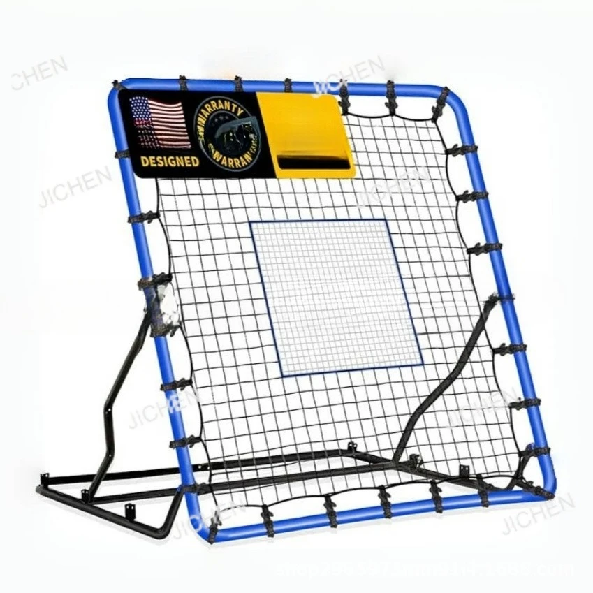 

Портативная футбольная сетка для отскока, угол 6, регулировка передач, складная тренировочная доска для отскока, вспомогательная тренировочная сетка для отскока