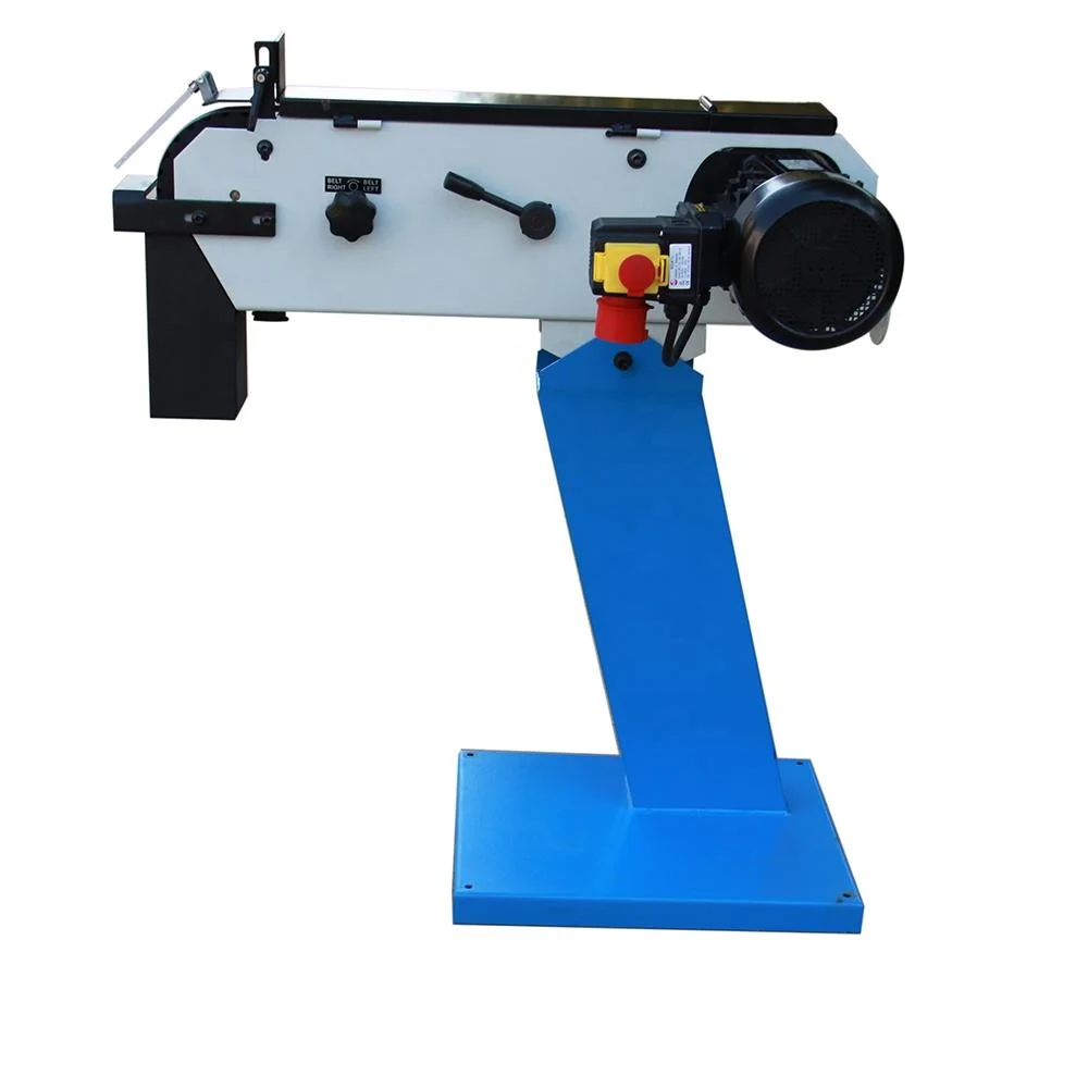 Electric Metalworking Linisher Belt Grinder Sander Machine S-75, 75x2000mm Abrasive Belt