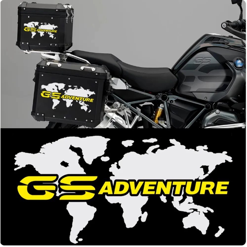 R 1200 1250 850 750 GS GSA Luggage Aluminium Stickers Trunk Cases For BMW R1200gs F850gs F800gs R1250gs F750gs Rallye Adventure