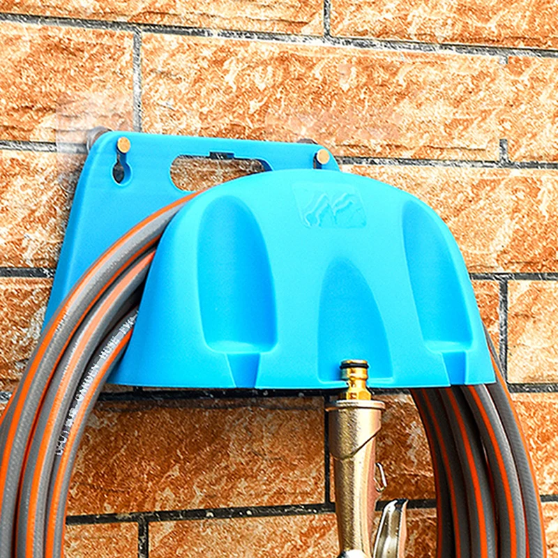 

1Pc Durable Wall Mounted Garden Irrigation Hose Hanger Plastic Rack Tap Watering Hose Organizer Holder Pipe Winding Frame