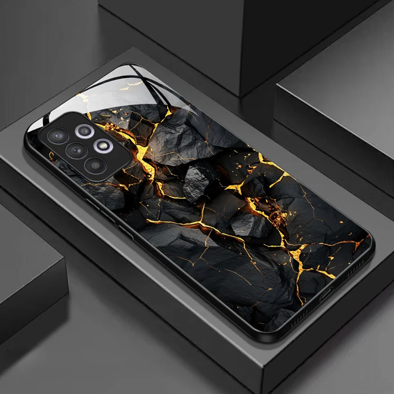 

Роскошный стеклянный чехол Lava Exquisite для Samsung Galaxy S26 S25 S24 S23 S22 S21 FE, Ultra, Plus, ударопрочный