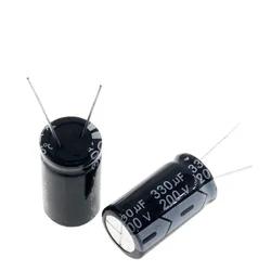 200V 22uF 33uF 47uF 68uF 100uF 220uF 330uF Aluminum Electrolytic Capacitor Radial