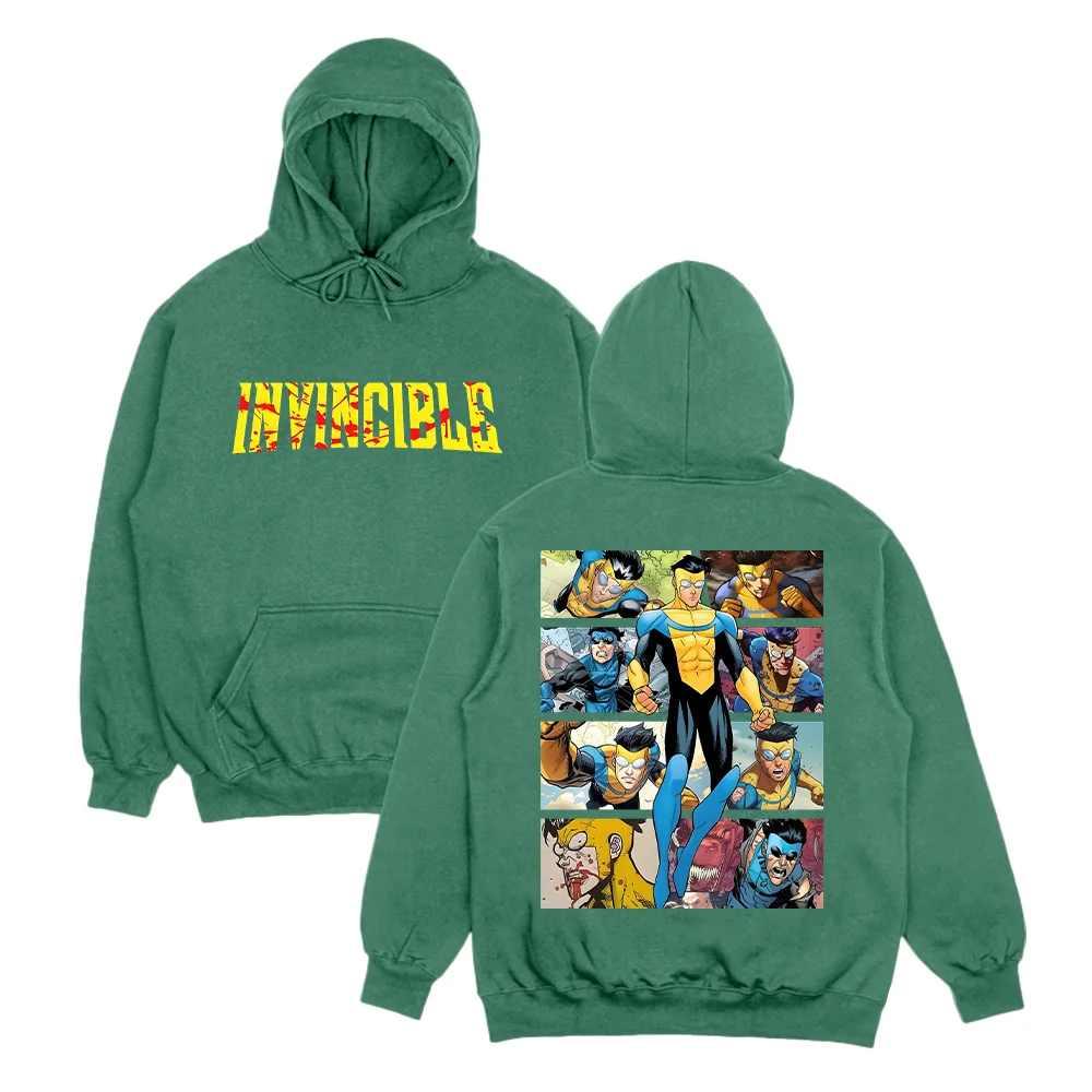 Invincible Hoodies Invincible Mark Superhelden Unisex Sweatshirt Omni-Man Invincible Kleidung Perfektes Geschenk für Comic-Liebhaber Pullover – Detail 12