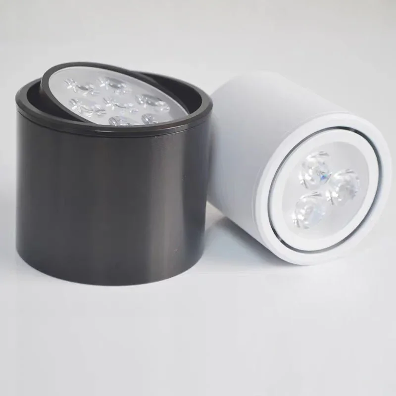 

GEFENSI White/Black Surface Mounted Ceiling Downlight 3W 5W 7W 9W 12W 15W LED Ceiling Spot Light AC110/220V For Kitchen LivingRo