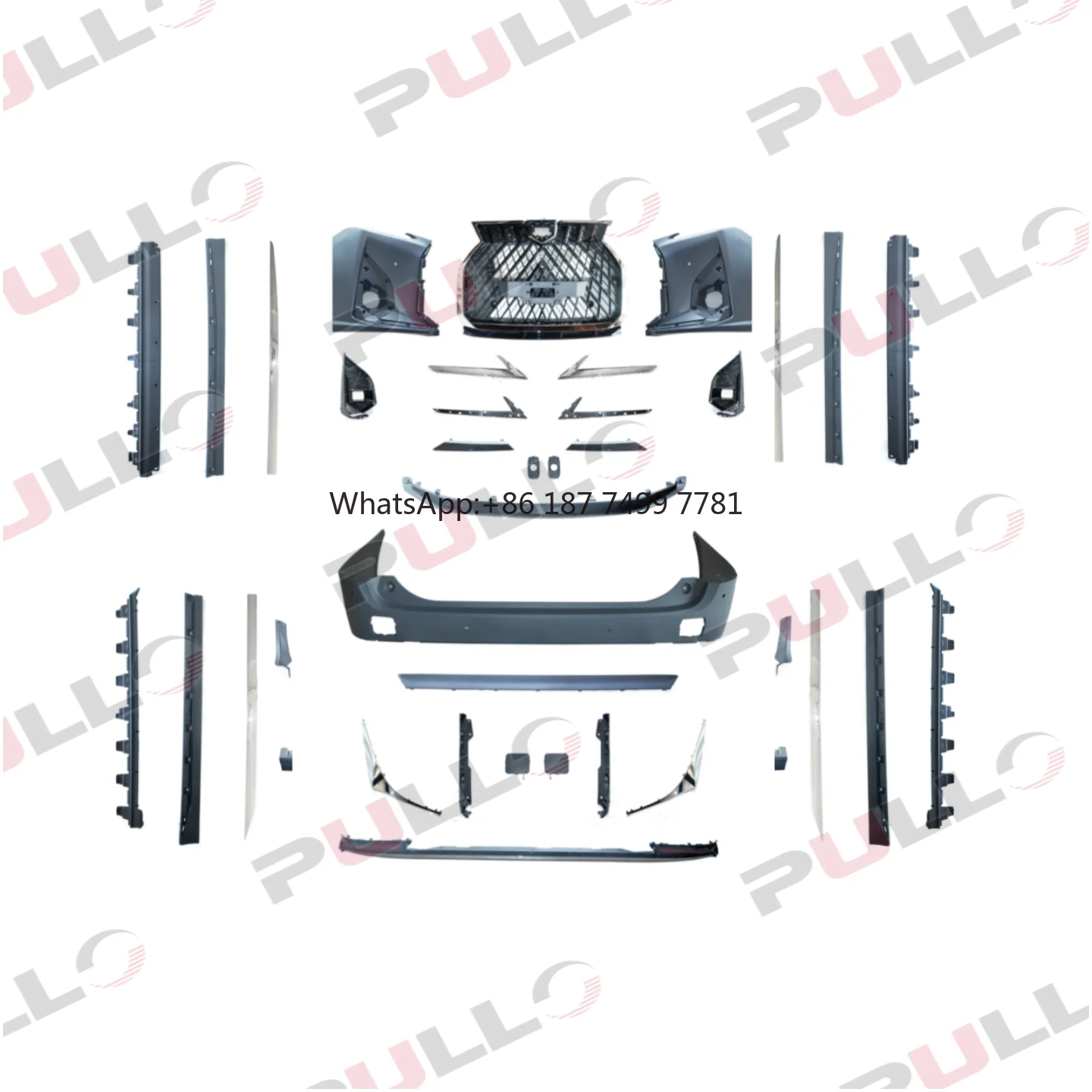 

High Quality BodyKit Grille for . Alphard 2018-2021 Upgrade to LM Simple Model with Front and Rear Bumper Grille