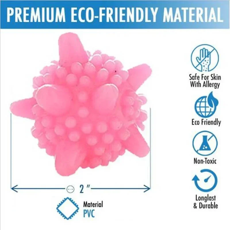 Delysia King 10pcs Multicolor Decontamination Laundry Ball Anti-Tangle Washing Machine Cleaning Household Supplies