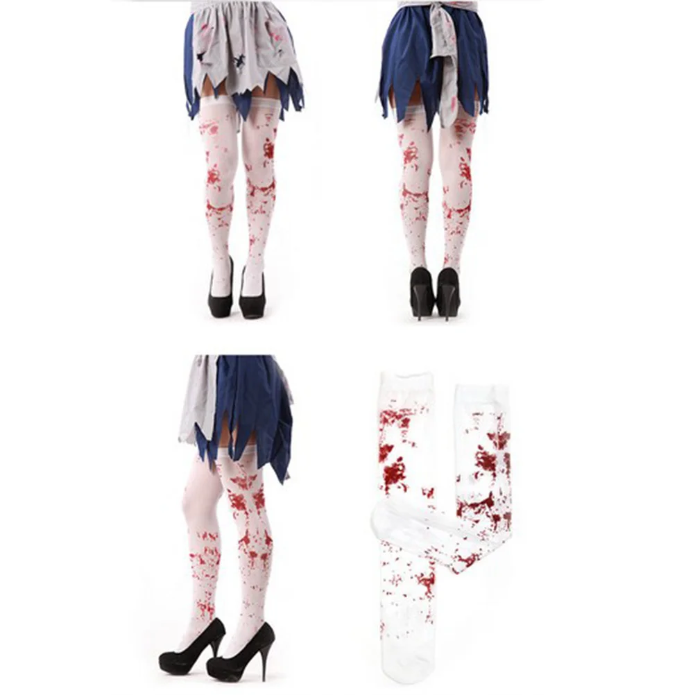 

1Pair Stockings Women Halloween Cosplay Costume Party Create Scary Effects Fun Stockings
