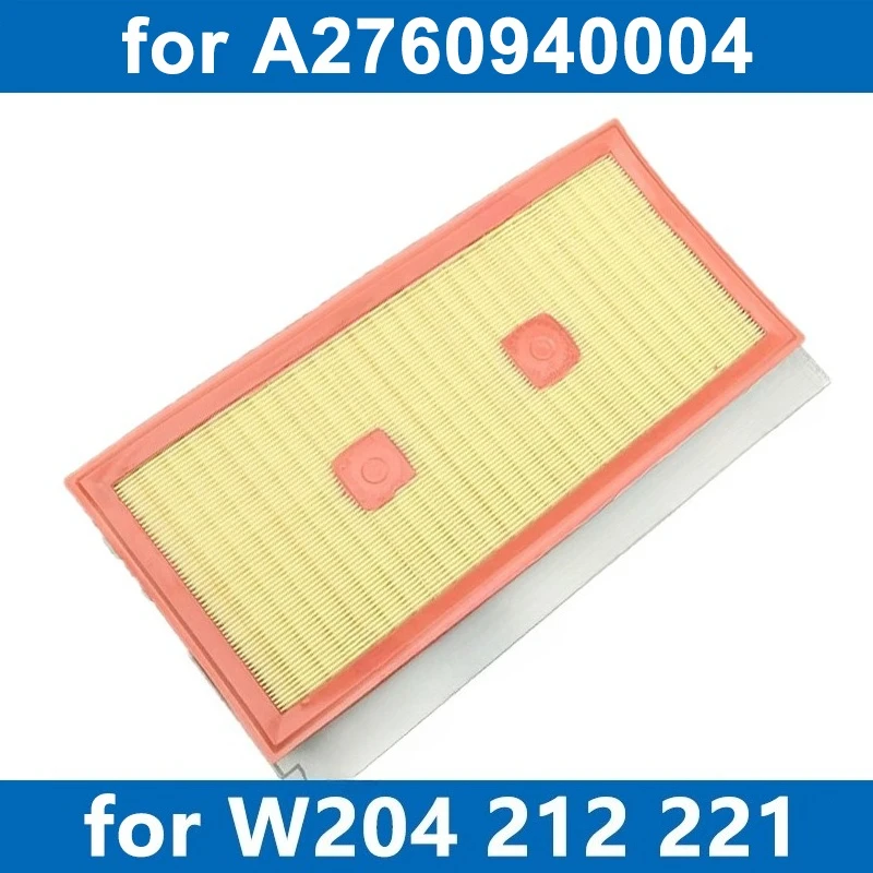 Filtro de Aire para Auto A2760940004 para W204 W212 W221 C300 C350 E300 E350 CLS350 S350 GLK300 ML300 R350 SLK350 Motor M276 3.5L 2011-