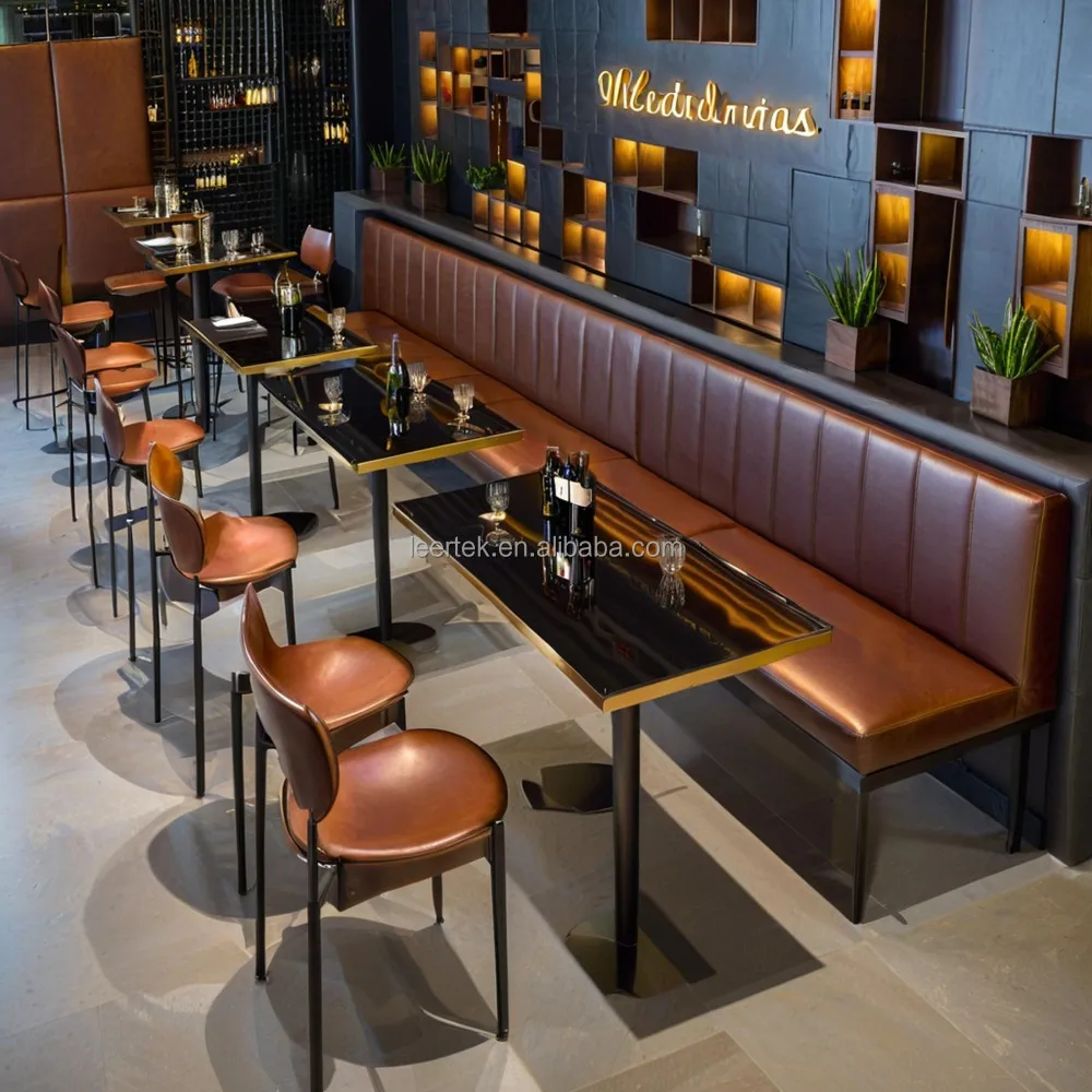 Custom Restaurant Coffee Shop Hotel Bar Furniture Set One-stop Interior Design Solution Table And Chair Decoration