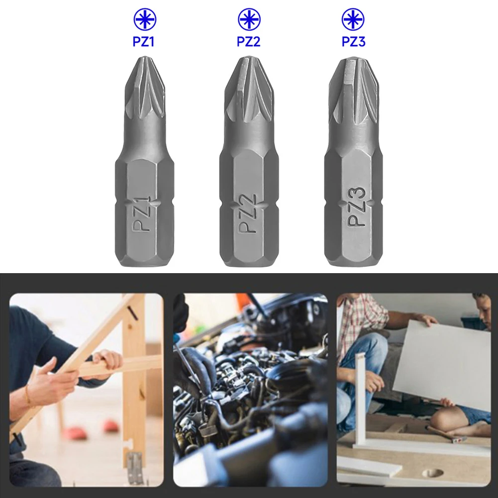 

10pcs 25mm Non-Slip Batch Head PH2 Cross Screwdriver Bits Set 1/4 Inch Hex Magnetic Anti Slip Drill Batch Head Hand Tool