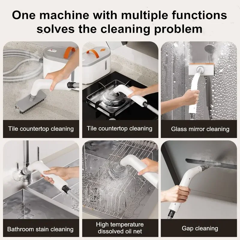 منظف غطاء المطبخ الجديد المحمول بدرجة حرارة عالية من TINSOL للتنظيف العميق والتطهير عن منظف البخار الكهربائي