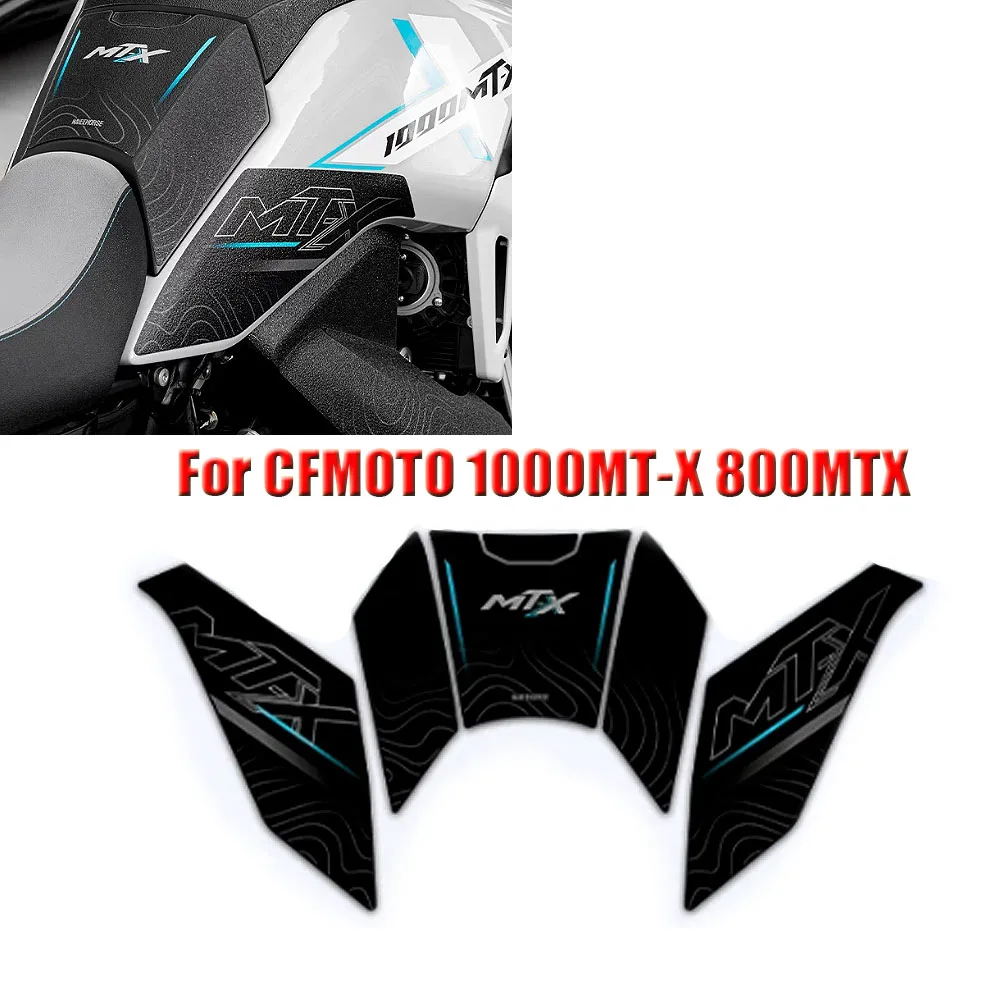 cfmoto-800mt-x-1000-mt-x-2026-滑り止めオートバイサイドステッカー燃料タンクデカールプロテクター牽引パッド装飾セット