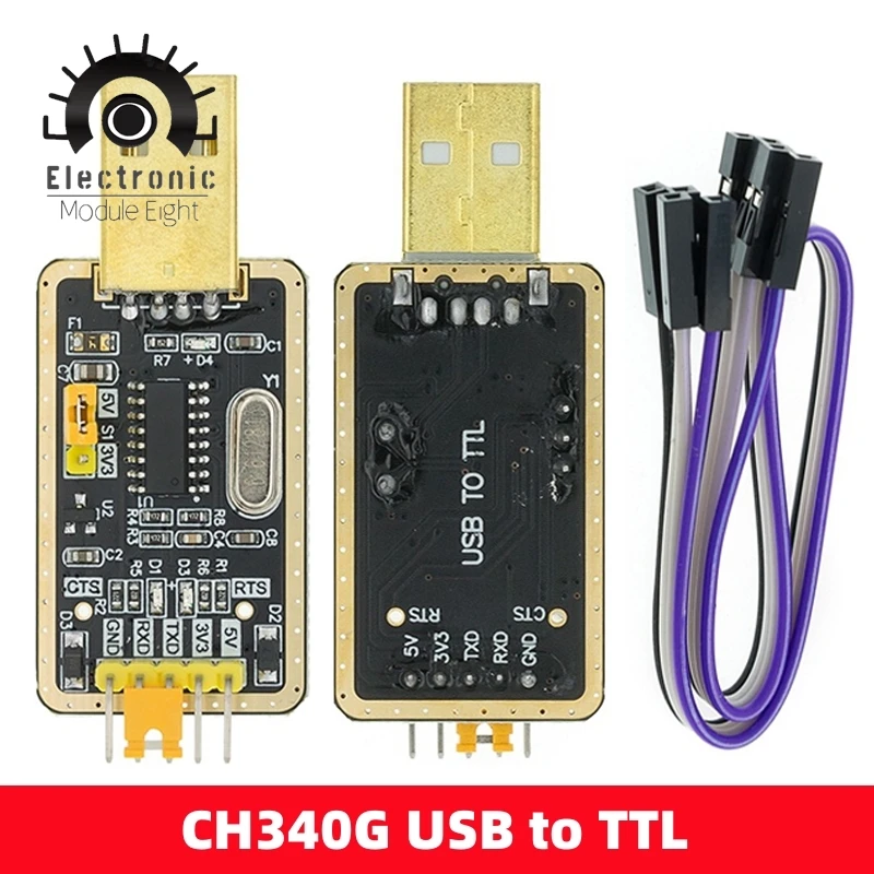 LAU CH340 Module Instead of PL2303 CH340G CH340E RS232 to TTL Module Upgrade USB to Serial Port In Nine Brush Plate For Arduino