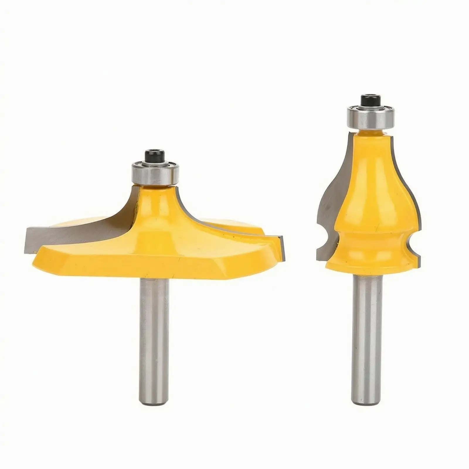 2 Pieces Woodworking Router Bit Sharp Router Bit with 8 Mm Shank Milling Cutter Long-Lasting Long Lasting for Woodworkers