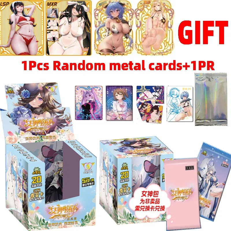 2024  Goddess Story Cards 5m09  Promo Packs Fiber Wind Chapter Booster Box Animetcg Game Card Kids Table Toys